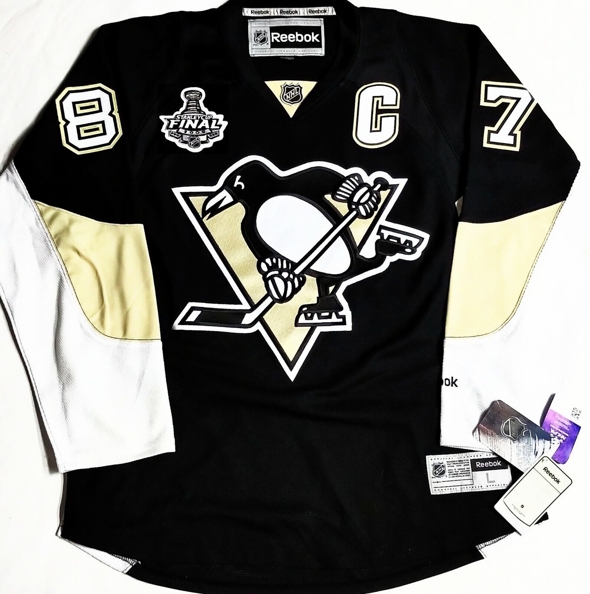 NWT-LG SIDNEY CROSBY PITTSBURGH PENGUINS 2009 STANLEY CUP PATCH