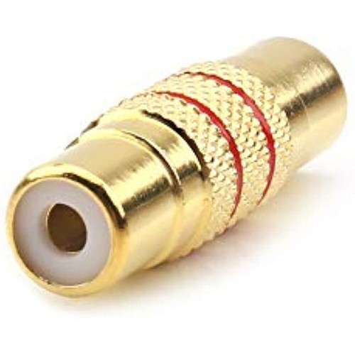 4Pcs Gold Plated RCA Audio Video Female to Female Jack Coupler Adapter Connector - Picture 2 of 16