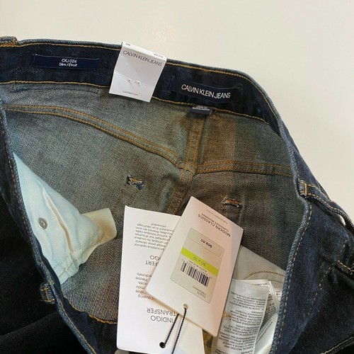 NWT Calvin Klein Jeans Men's All Cotton Medium Wash Slim Straight Fit Jeans - Picture 15 of 31