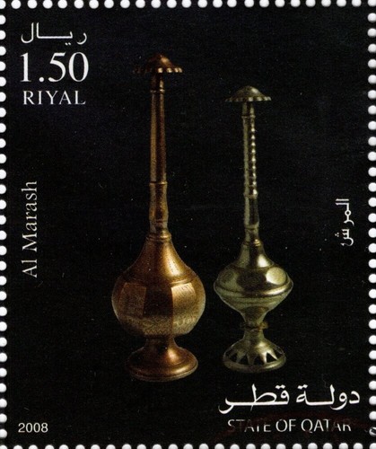QATAR 2008 FIRST DAY COVER TRADITIONAL PERFUMES SHEET FOUR STAMPS SCOTT 1035 a-d - Picture 5 of 11