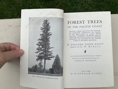 Vintage 1948 Forest Trees of the Pacific Coast PNW Hiking Ref First Print Rev Ed