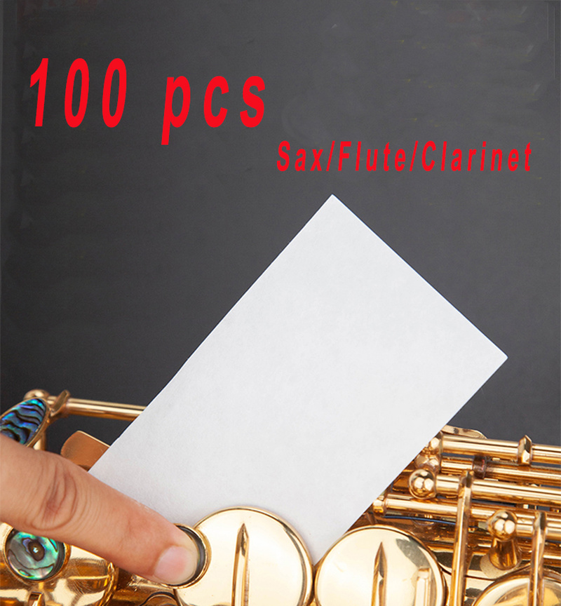 100-Piece Pad Dryer Kit for Saxophone Clarinet Flute and Woodwind Instruments  