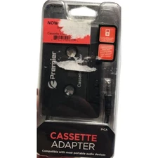 Cassette Tape Adapter 3.5mm AUX Audio Play music iPod DVD CD Player phone to car