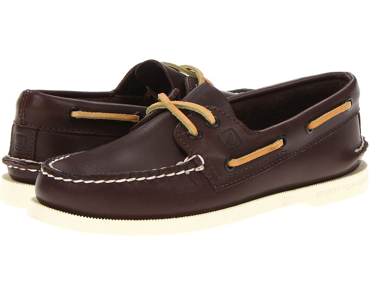 NIB SPERRY TOP-SIDER Authentic Orig. Men's Size 8 Brown Boat Deck