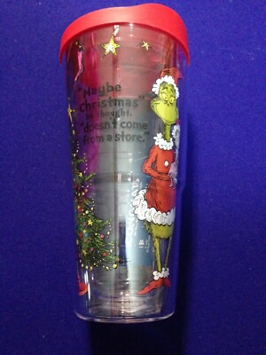 Universal Studios How The Grinch Stole Christmas Tumbler New