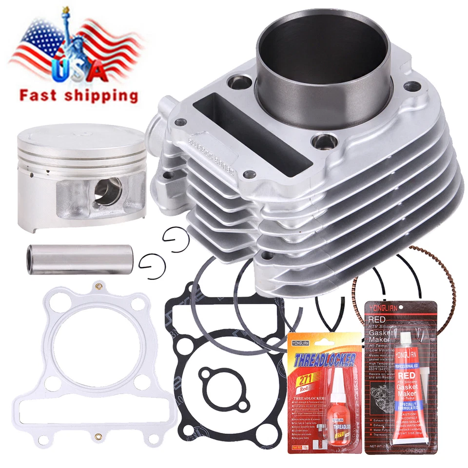 Cylinder Piston Gasket Top End For Yamaha XT225 TTR225 TTR230 TTR 250 230 70mm - Imagen 3 de 4