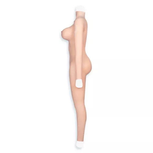 Costume complet visage travesti silicone formes mammaires combinaison complète - Bild 9 von 28