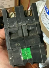 FPE 40 Amp  2 Pole Stab-Lok  Federal Pacific Breaker Thick - Snap In - NA240