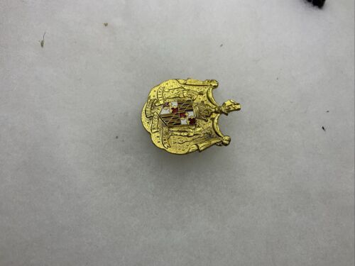 DEPARTAMENTO DE CORRECCIONES POLICÍA - ALFILER SOMBRERO SOLAPA ~ MD MARYLAND ~ ESCUDO DE ARMAS 1,5” - Imagen 2 de 5