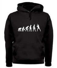 Evolution of Man Baseball - Adult Hoodie / Sweater - Base Ball Player Bat Love