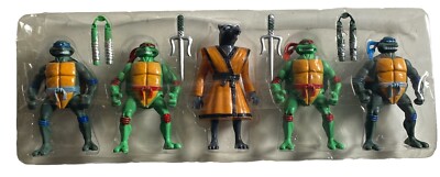 Bootleg Teenage Mutant Ninja Turtles 5 Piece Action Figure Set W/ Weapons
