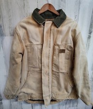 VTG Thrashed Dickies Canvas Work Jacket Men's Large Heavyweight Lined