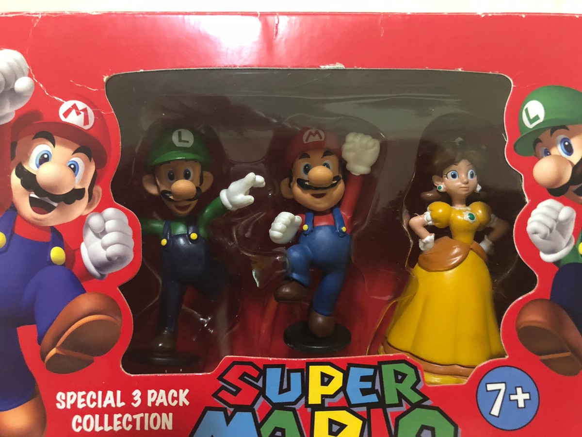 Super Mario 3-Pack Collection Mini Figures Mario, Luigi Daisy
