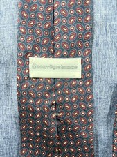 Courreges Homme Men's 100% Italian Silk Made in The USA Necktie Tie