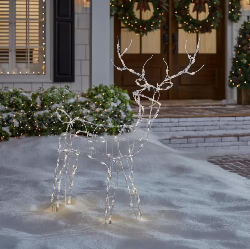 Home Accents Holiday 23RT0701713. 52 in. White Wire, Warm White, LED