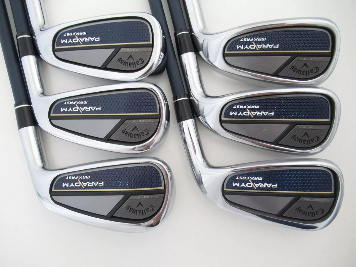Used Callaway PARADYM MAX FAST Iron set Original Carbon (#6~AW) Flex:R