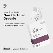 D'Addario Organic Reserve Classic Bb Clarinet Reeds - 10 Per Box