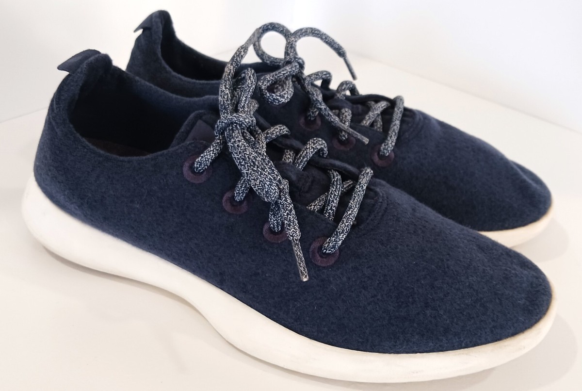 Allbirds navy blue lace up Men