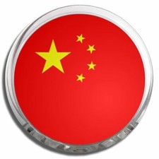 China Flag Memo Fridge Magnet Plastic Clip (58mm)