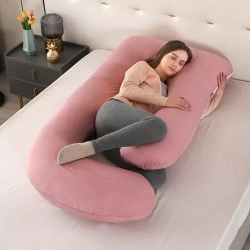 Pregnancy Pillow Full Body Maternity Women U/J-Shape Side Sleeper Support Pillow - Picture 120 of 129