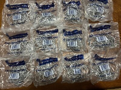 300 Clips CMC Southern T-Post Fence Clips 12X  25-pack Class 1 - Galvanized USA