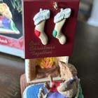 Vintage Hallmark Ornament 1998 (A Perfect Match)  Mouse Couple w/ Fireplace — photo 4