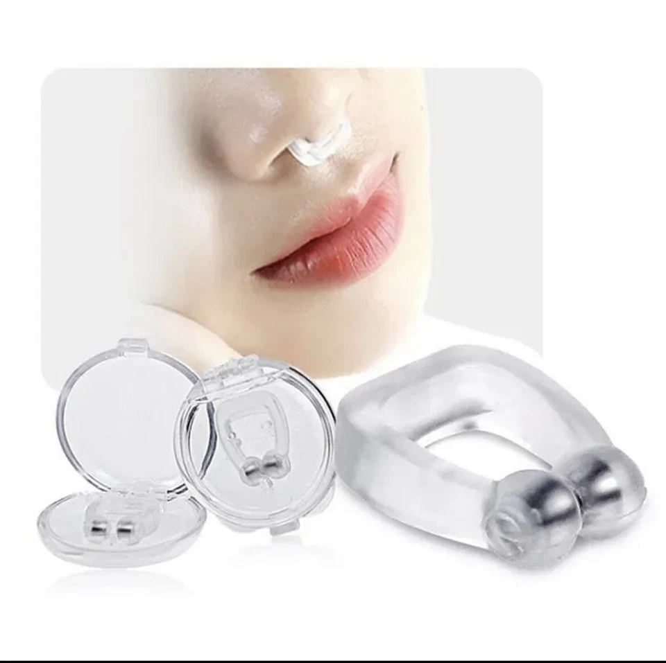 3x Schnarch Stopper Magnet Nasenclip Schnarchen Schnarchstopper+Aufbewahrungsbox - Bild 3 von 4