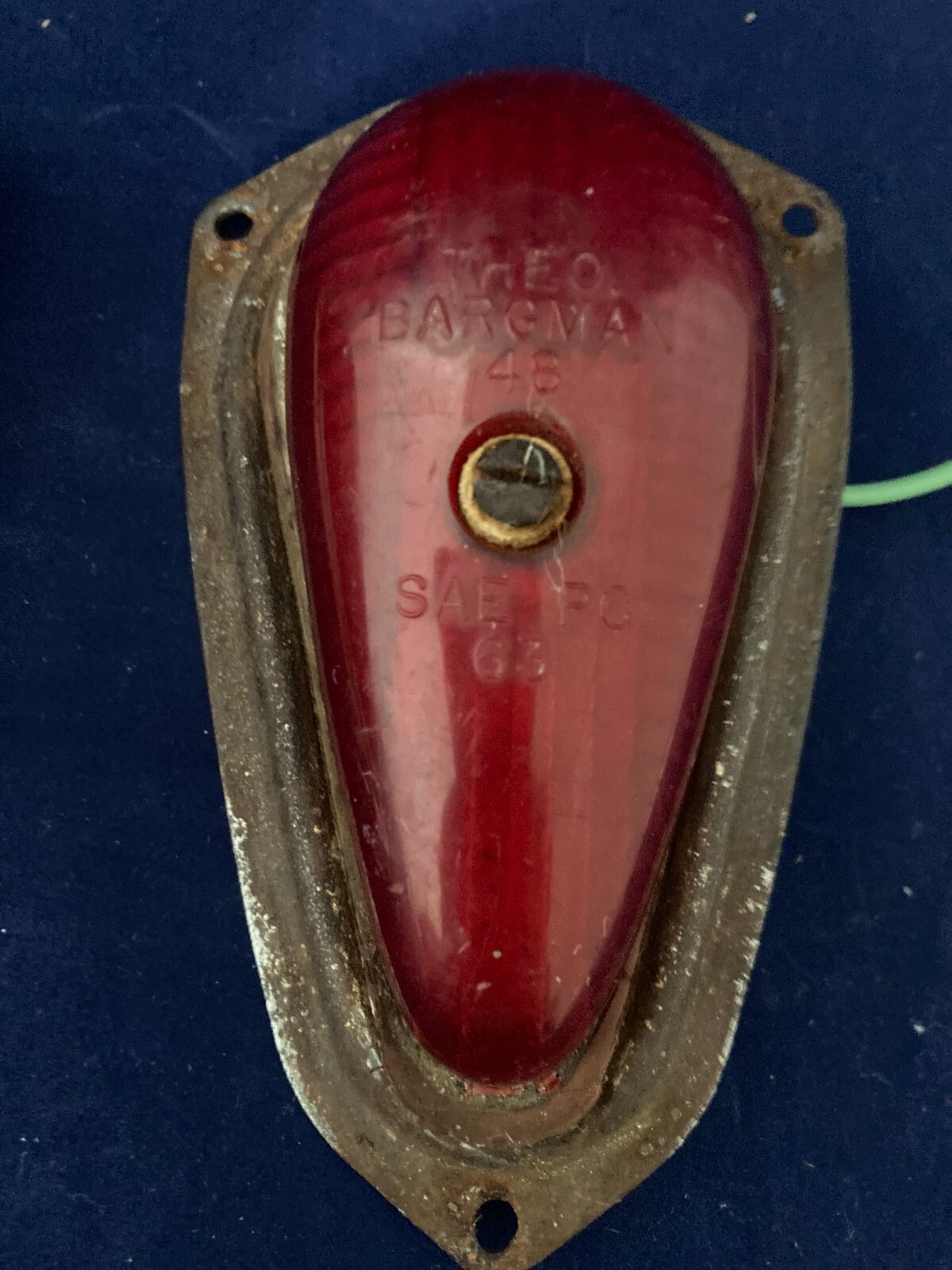 4 Vintage Theo Bargman 48 Teardrop Trailer Lights Airstream eBay