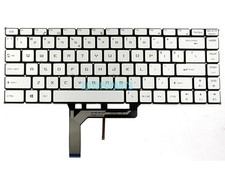 New Silver MSI GS65 8SE 8SG 8SF Stealth Thin GS65VR MS-16Q2 Keyboard Backlit US