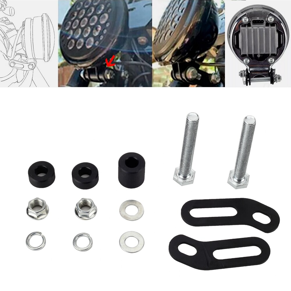Headlight Extension Block Kit for Harley Sportster Custom XL1200C