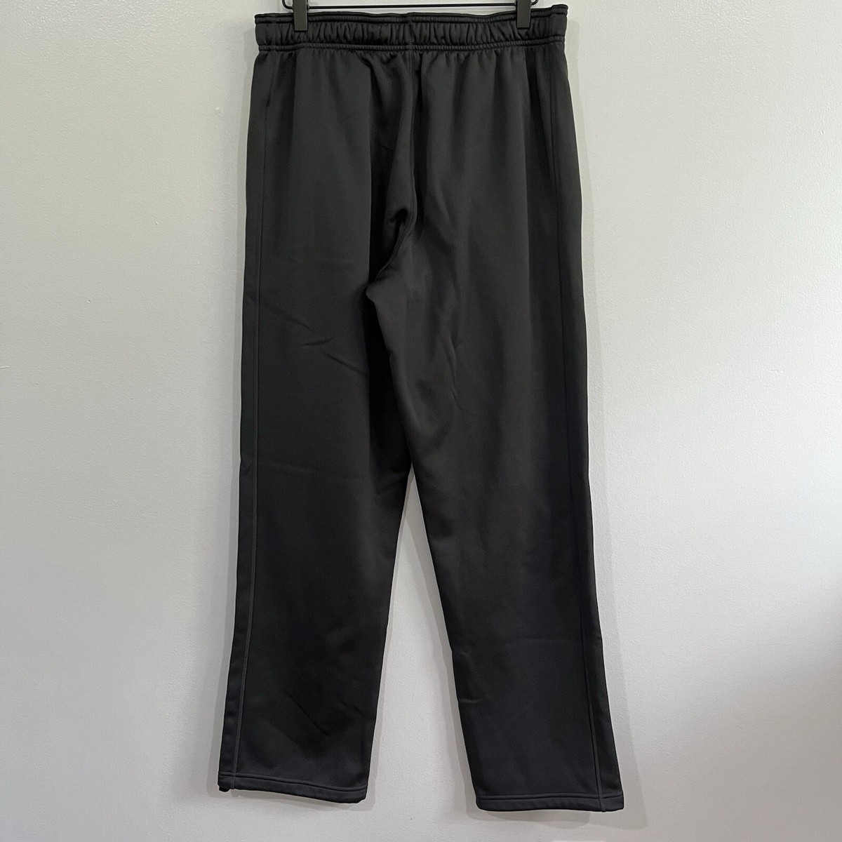 Nike Therma-Fit Pants Mens M Black Swoosh Drawstring Fleece Nike Therma-Fit Pants Mens M Black Swoosh Drawstring Fleece