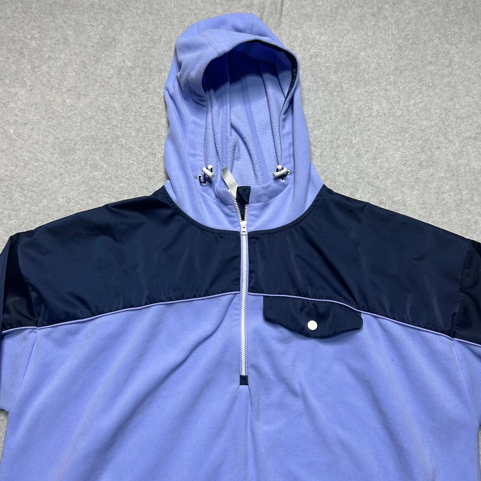 Pullover Athleta Zion Microfleece 1/2 Cremallera Mujer Grande Periwinkle Sudadera con Capucha Informal Foto 2 de 4