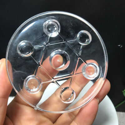 1PCS 10mm Acrylic plastic Plate Seven-star Array Chassis Crystal Ball Base