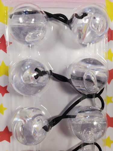 2 Packs of ELASTIC PONYTAIL HOLDER BEAD GIRL HAIR SCRUNCHIE KNOCKER BALL - Picture 2 of 3