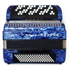New Weltmeister Romance 703 5 Rows Button Accordion made in Germany, 96 Bass