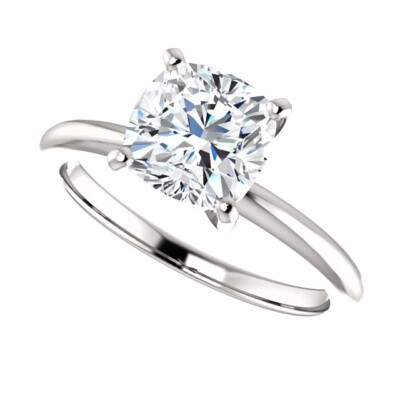 1.10 Carat (6mm) Moissanite Forever Classic Solitaire Ring (Charles & Colvard) 