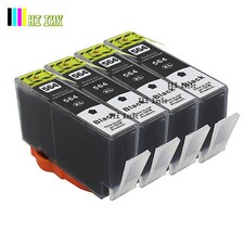 4PK 564XL Black Ink For HP PhotoSmart 7510 7520 7525 309 309A C5300 C310 C410