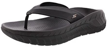 SKECHERS MEN'S GO RECOVER  229018/BBK SLIP-ON SANDALS