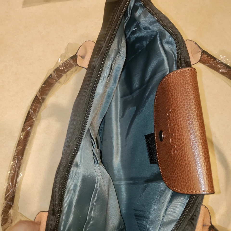 Bolsa Mosiso para Tablet 9" 10" 11" Com Botão Frontal Cabo de Couro Marrom  - Imagem 4 de 4