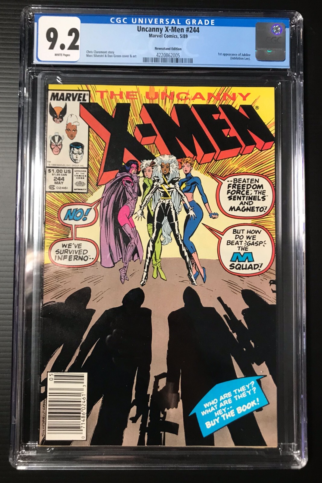 Uncanny X-Men #244 (Newsstand Edition) Value - GoCollect