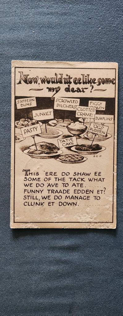 Vintage postcard Circa 1918 Now wouldn't ee like some my dear?