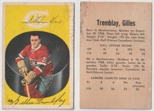1962/63 Parkhurst Parkie 62-63 Hockey Card #47 Rousseau Rookie Canadiens Signed