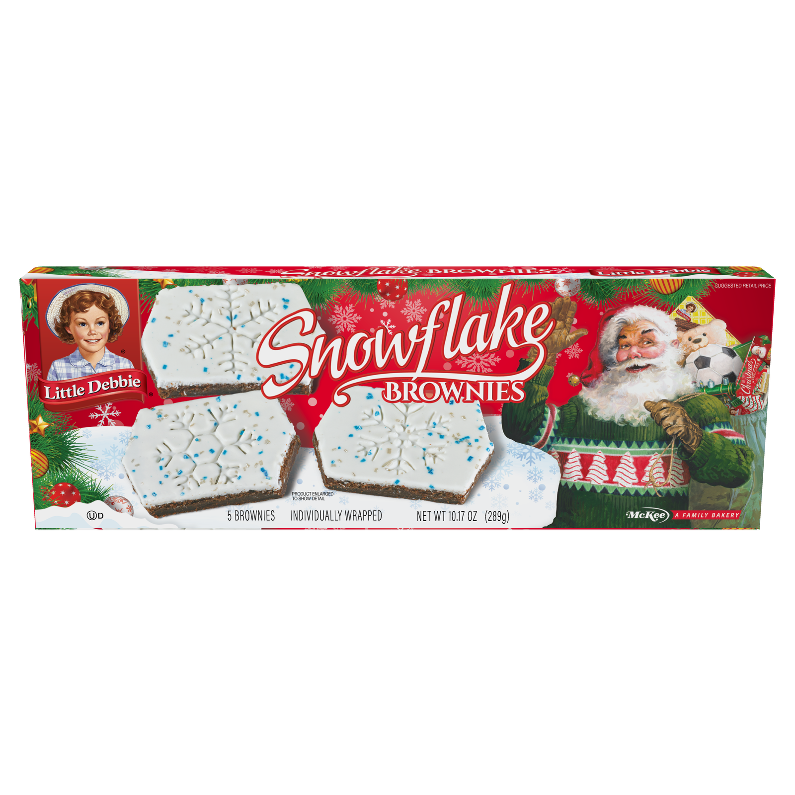 Little Debbie Snowflake Brownies, 6 Boxes, 30 Chocolate Brownies eBay