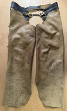 Vintage Genuine Full Grain Leather Cowboy Cha...