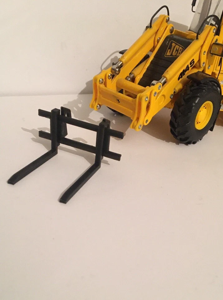 1/32 Scale Scratch Built Pallet Forks Toes For Britians Jcb Wheel Loader - Image 3 of 4