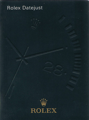 Rolex Datejust Beschreibung in spanisch Espanol Spain 2.2004 Booklet I502
