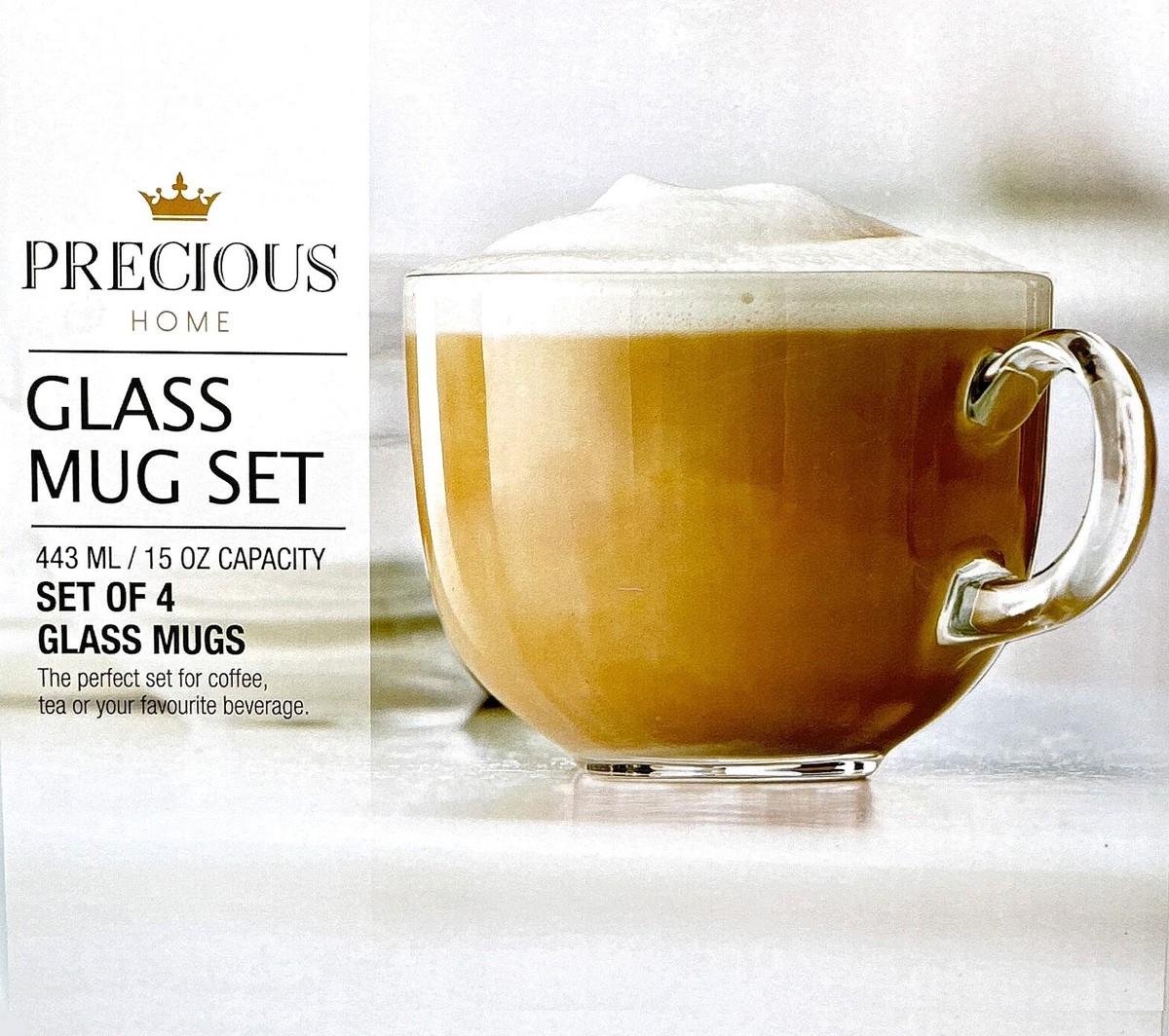 GET SW-1449-CL Irish Coffee Mugs - 10 Oz. Break Resistant, Microwave &  Freezer Safe, Case Of 24 Irish Coffee Mugs 10 Oz Break Resistant Bulk 24  Case