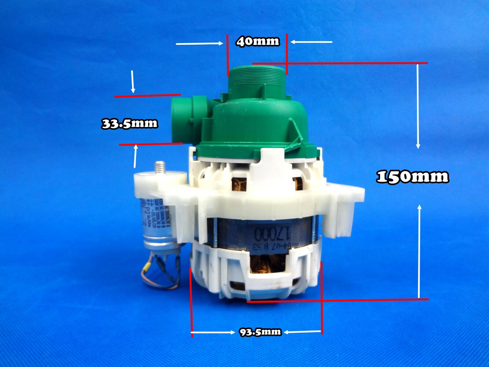 Westinghouse, Dishlex Dishwasher Spare Parts Wash Pump/Washing Motor