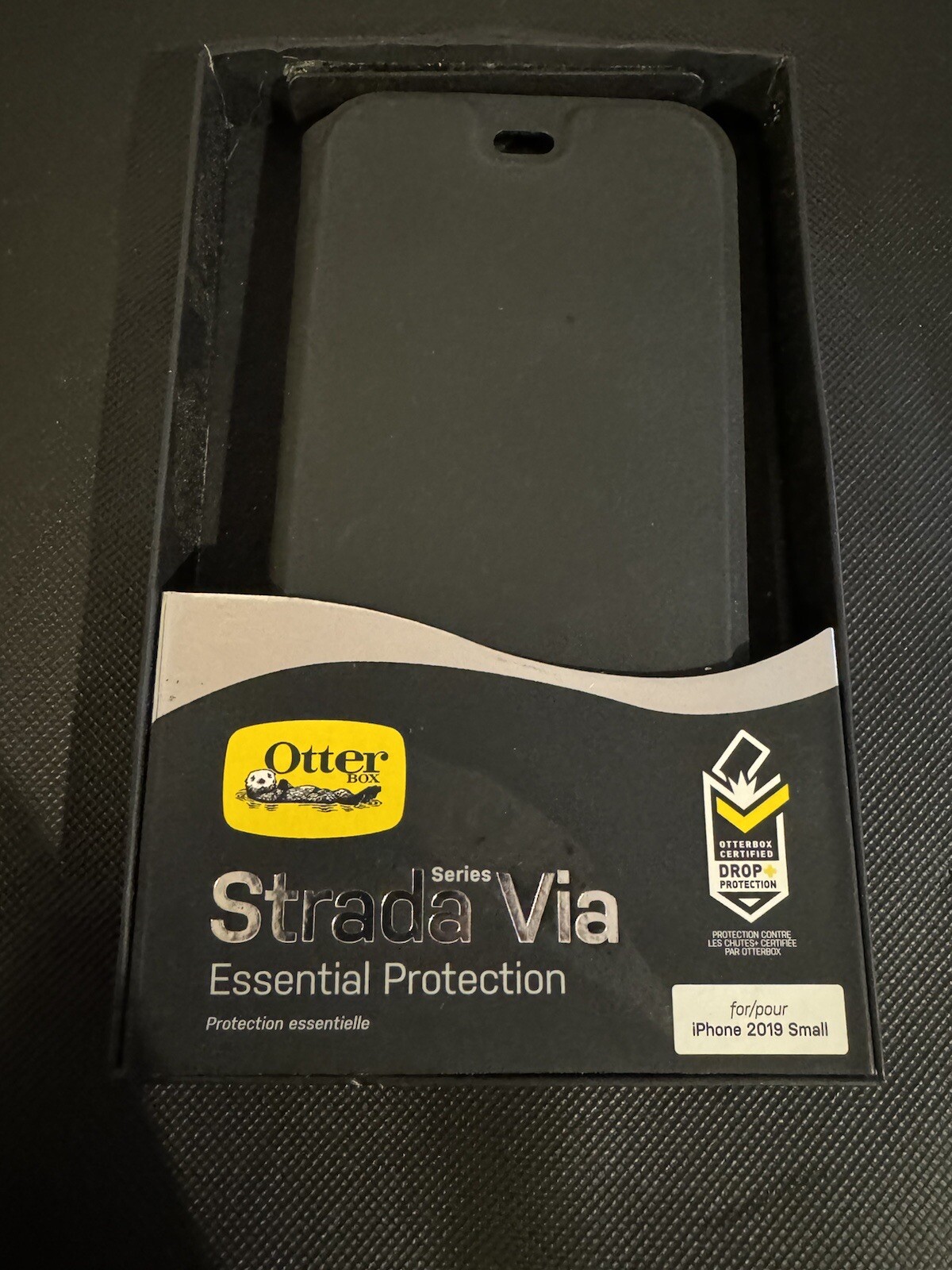 Genuine OtterBox Apple iPhone 11 Pro Case Folio Wallet Strada Via Cover - Black
