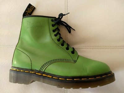 bright green doc martens